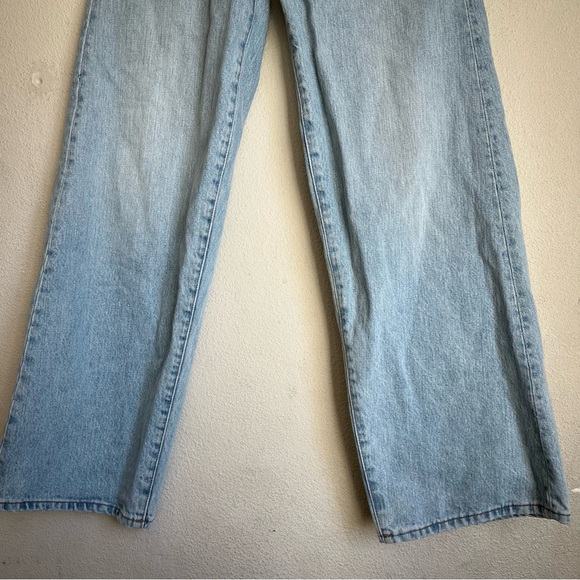 Toteme Jeans Flair Sz 27 Lightwashed Cotton Wide Leg - Picture 5 of 15
